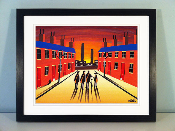 THE EARLY RISERS - framed print