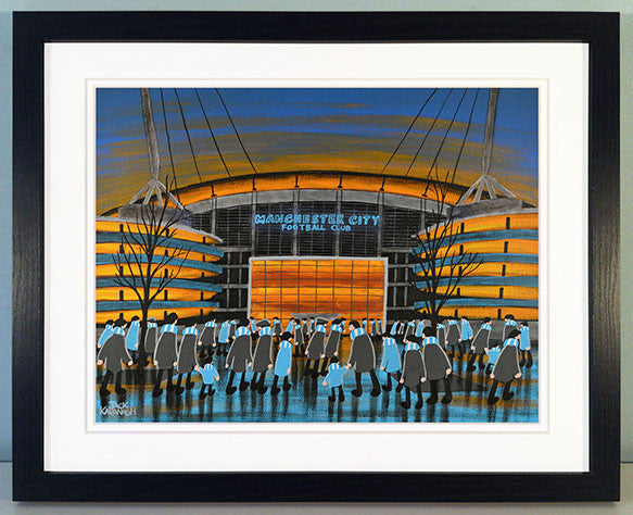 MANCHESTER CITY - City of Manchester Stadium framed print
