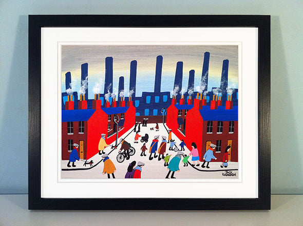 BUSY OUT TODAY - framed print