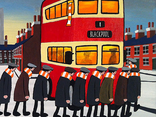 BLACKPOOL - Going To The Match framed print