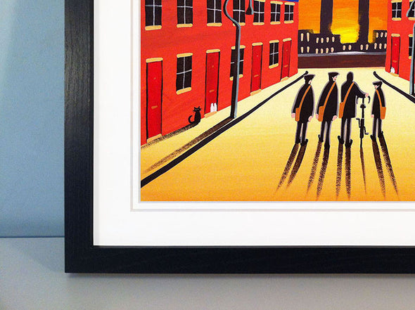 THE EARLY RISERS - framed print