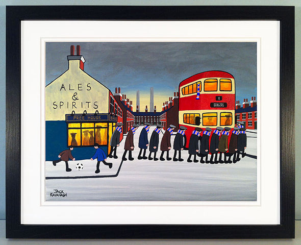 RANGERS - Going To The Match framed print