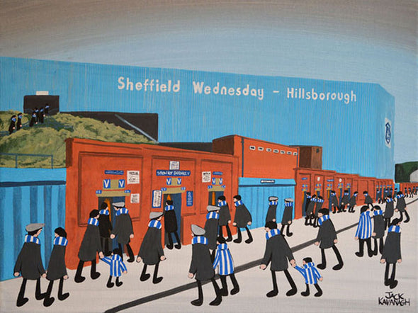 SHEFFIELD WEDNESDAY - Hillsborough Stadium framed print