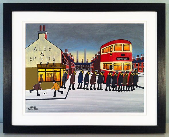 NEWPORT COUNTY - Going To The Match framed print