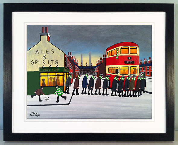 CELTIC - Going To The Match framed print