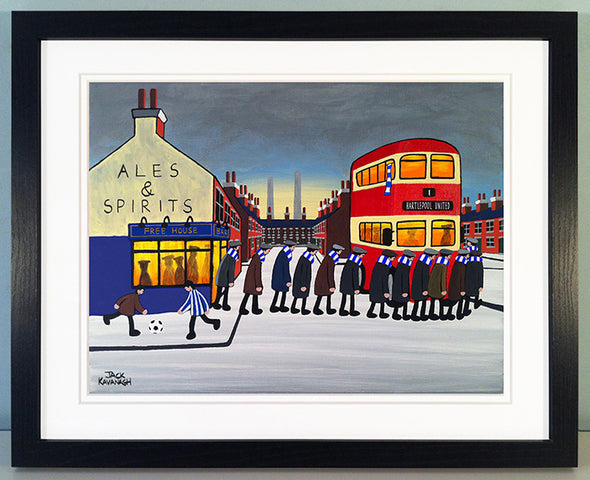 HARTLEPOOL UNITED - Going To The Match framed print