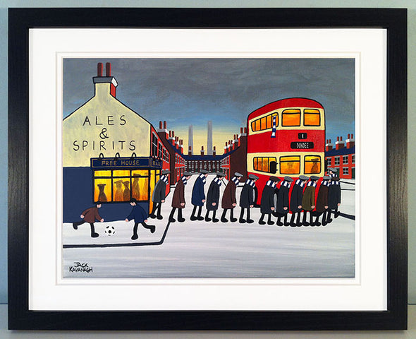 DUNDEE - Going To The Match framed print