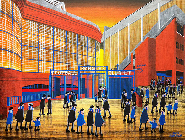 RANGERS - Ibrox Stadium framed print