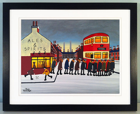 MOTHERWELL - Going To The Match framed print