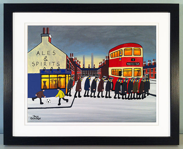 MANSFIELD TOWN - Going To The Match framed print