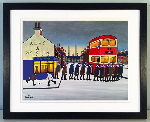 BURY - Going To The Match framed print