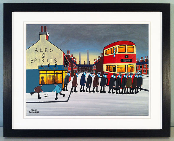 BALLYMENA UNITED - Going To The Match framed print
