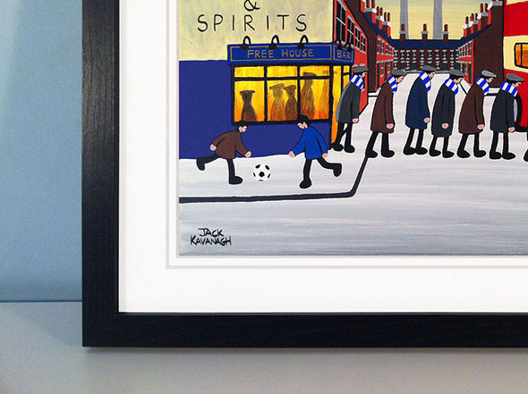 EVERTON - Going To The Match framed print
