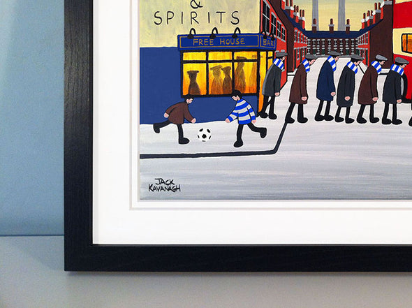 READING - Going To The Match framed print