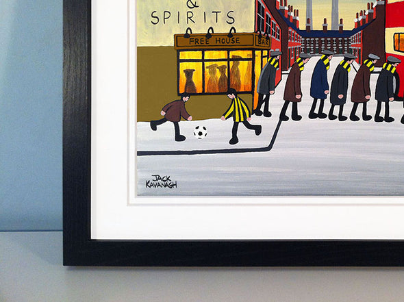 EAST FIFE - Going To The Match framed print