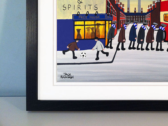 BURY - Going To The Match framed print