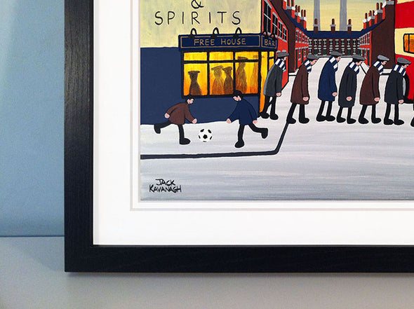 DUNDEE - Going To The Match framed print